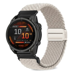 [VanHooc] Quickfit 22mm �o���h Garmin Fenix 8/8 Pro 47mm/Quatix 8/Tactix 8 47mm �i�C���� �N�C�b�N�t�B�b�g �u���C�f�b�h �ґg �L�k�� �}�O�l�b�g �o�b�N�� �ʋC�� ��� ���C�o�b�N�� ���i�K���� �ϊ��ϐ���