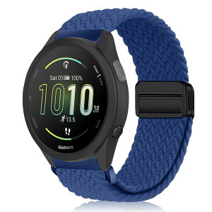 MokaZii 20mm �o���h Garmin Forerunner 570 42mm/165/165 Music/Vivoactive 6/5/Approach S44/S50 ���C�t���i�C������ �ґg�����x���g �҂ݍ��� �����\ �L�k�� ������ �X�|�[�c�o���h �ϋv�� �j���ʗp �e�͐� �_�� G