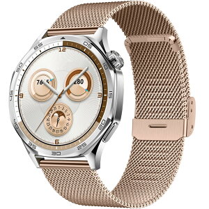 22mm �X�e�����X�o���h Huawei Watch GT6 Pro/GT6/GT 5 Pro/GT 5/GT 4/GT 3/GT 2(46mm)�AGarmin Venu 4/3/2�ɑΉ��A�v�b�V���o�b�N�� ���b�V�����X�e�����X�X�`�[���A22mm�X�}�[�g�E�H�b�` �o���h Huawei Watch 4 46mm/4 Pro