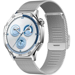 22mm �X�e�����X�o���h Huawei Watch GT6 Pro/GT6/GT 5 Pro/GT 5/GT 4/GT 3/GT 2(46mm)�AGarmin Venu 4/3/2�ɑΉ��A�v�b�V���o�b�N�� ���b�V�����X�e�����X�X�`�[���A22mm�X�}�[�g�E�H�b�` �o���h Huawei Watch 4 46mm/4 Pro