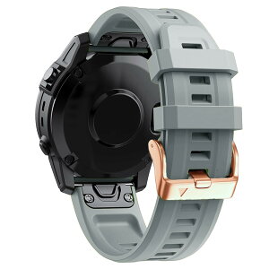 MOQIAN BAND for Garmin Fenix 5s/Fenix 6s/Fenix 7s ���v�o���h �����x���g�V���R�[���S�� �r���v�X�g���b�v �h�� 20 mm for FGarmin Fenix 6s pro/Fenix 5s plus �Ή� (Gray)