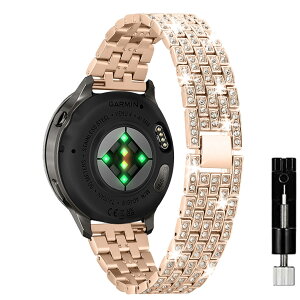 [KeeFos] 18mm �o���h Garmin(�K�[�~��) Venu 4 41mm/3S 41mm/2S/Forerunner 265S/255S/255S Music/Vivoactive 4S 40mm/Vivomove 3S 39mm/Active S/Move 3S �Ή� �����o���h �X�e�����X�| ���� �ւ��x���g �L���L�� ���C���X�g�[���t