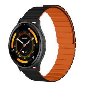 [MokaZii] 22mm �����o���h Garmin Venu 4 45mm/Forerunner 570 47mm/265/255/255 Music �Ή� ���C�t�� �V���R���_�炵�� �X�|�[�c �ւ��o���h ���߉\ �ϋv�� �R���p�`�u�� Garmin vivoactive 4/Venu 3/2/GarminActive (�u��