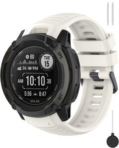 �Ή� Garmin Instinct 2X �V���R���o���h �y�� �\�t�g �h�� �^���x���g �K�[�~���C���X�e�B���N�g 2X �݊��� �X�|�[�c �j�����p �����ȒP Instinct 2X Solar/Instinct 2X Sola Tactical Edition �z���C�g