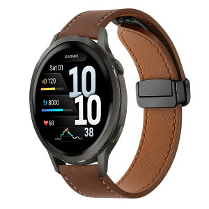 [AiMaoo] ���U�[�o���h Garmin Venu 4 3 2 45mm/Forerunner 570 47mm/265 265 Music/255 255 Music/Vivoactive 4 �Ή� �o���h ���C �o�b�N���t�� ���� PU�{�v 22mm �����x���g �ւ��x���g Huawei Watch GT 6 6Pro 5Pro 5 4 3 2 1(46mm)�p