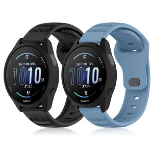 [CeiLarv] 20mm �o���h Garmin Vivoactive 6/Vivoactive 5/Approach S50/S44 �p �V���R�� �X�}�[�g�E�H�b�` ���v�o���h �h���� �ʋC�� �_�炩���y2�{�Z�b�g�z �X�|�[�c �����x���g Garmin Forerunner 570 42mm/�K�[�~�� F