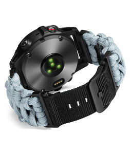�R���p�`�u��Garmin �o���h 20mm/22mm/26mm 550�p���R�[�h �i�C���� �҂ݍ��݃o���h �R�����p���R�[�h ?�łőϋv���̌�?�K�[�~���̃N�C�b�N�t�B�b�g��?�x���g�`���X�|�[�c ��?Fenix/��?Tactix/