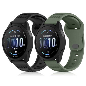 [CeiLarv] 20mm �o���h Garmin Vivoactive 6/Vivoactive 5/Approach S50/S44 �p �V���R�� �X�}�[�g�E�H�b�` ���v�o���h �h���� �ʋC�� �_�炩���y2�{�Z�b�g�z �X�|�[�c �����x���g Garmin Forerunner 570 42mm/�K�[�~�� F