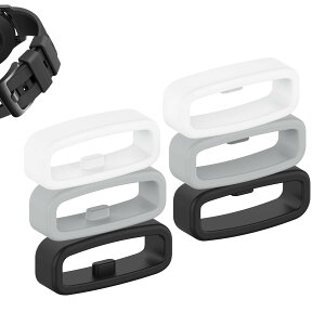 UrbanPulse �x���g���[�v �����t�@�X�i�[�����O 20mm�� �V���R�[���� �ւ��ďC���p�V�� Garmin�Ή� Forerunner 55/265/165/245/ Approach S50/S44/S42/S40/S12/ Vivoactive 6/5/Venu/Sq/Sq2�Ɍ����p�x���g�Œ胊���O 6�Z