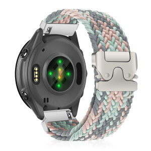 [CiimWaa] 22mm �o���h for Garmin(�K�[�~��) Venu 4/3 45mm/vivoactive 4/Venu 2 �p �����o���h �҂ݍ��� ���v�x���g �N�C�b�N�����[�X ���v�o���h �_�炩�� �ʋC�� �����p�x���g Garmin Forerunner 265/255 /255 Music/Fo