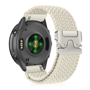 [CiimWaa] 22mm �o���h for Garmin(�K�[�~��) Venu 4/3 45mm/vivoactive 4/Venu 2 �p �����o���h �҂ݍ��� ���v�x���g �N�C�b�N�����[�X ���v�o���h �_�炩�� �ʋC�� �����p�x���g Garmin Forerunner 265/255 /255 Music/Fo