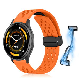 [KeeFos] 22mm �o���h Garmin(�K�[�~��) Venu 4 45mm/Venu 3 45mm/2/Forerunner 570 47mm/265/255/Vivoactive 4/Active�Ή� �����o���h �X�|�[�c�o���h �����x���g �����x���g ���߉\ �ʋC�� �_�炩�� �R���p�`�u�� (�I