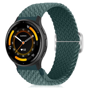 [MokaZii] 22mm �����o���h Garmin Venu 4 45mm/Forerunner 570 47mm/265/255/255 Music �Ή� �ґg�����x���g �T�C�Y���߉\ �i�C������ �e�͐� �_�� �R���p�`�u���o���h Garmin Venu 3 45mm/2/GarminActive �Ή� (�J�N�^�X)