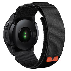 �K�[�~�� Quick Fit 26mm �A�b�v�O���[�h�ς� �E�H�b�` �i�C�����X�|�[�c�o���h Garmin Fenix 7X / Fenix 6X / epix Pro 51mm / Fenix 5X / Enduro �V���[�Y�p ���߉\�ȃ��[�v�D��i�C���� �E�F�r���O ���X�g �o