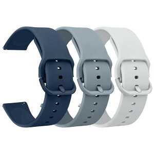 �o���h �R���p�`�u�� Garmin ForeAthlete 55 / ForeAthlete 245/245M / ForeAthlete 645/645M�p�o���h �x���g,20mm �_�炩�� �V���R���o���h ���߉\ (�l�C�r�[+�u���[�O���[+�v���~�A���u���[)