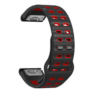 MOQIAN 26 MM for QuickFit �o���h Fenix 8 51mm / Garmin Fenix 7X Pro Solar/Garmin Instinct 2X Garmin Fenix 7X/Fenix 6X GPS/6X Pro/6X Sapphire GPS/5X GPS/5X Plus �Ή� �V���R�� �X�g���b�v ���[�v �X�|�[�c�o���h ���v�x���g �h��