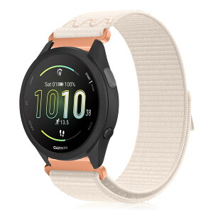 [SeGinn] Garmin Forerunner 570 42mm/Forerunner 165/Approach S50/S44 �Ή� �o���h 20mm �����o���h �x���N���f�U�C�� �i�C������ �K�[�~�� �t�H�A�����i�[ 570 42mm �����x���g �_�炩�� �y�� �R���p�`�u�� Garmin Vi