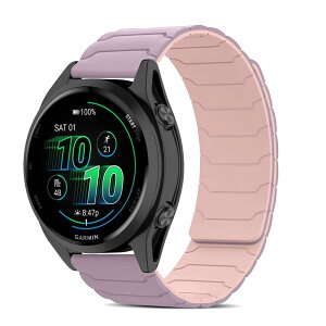 [CiimWaa] 20mm �o���h for Garmin Forerunner 570 42mm/Garmin Vivoactive 6/5/Approach S50/S44 �p �V���R�� ���v�o���h ���͂Ȏ��C �X�}�[�g�E�H�b�`���� �}�O�l�b�g ���v�x���g �����^ �j�����p ���K�� �x���g �K