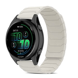 [CiimWaa] 20mm �o���h for Garmin Forerunner 570 42mm/Garmin Vivoactive 6/5/Approach S50/S44 �p �V���R�� ���v�o���h ���͂Ȏ��C �X�}�[�g�E�H�b�`���� �}�O�l�b�g ���v�x���g �����^ �j�����p ���K�� �x���g �K