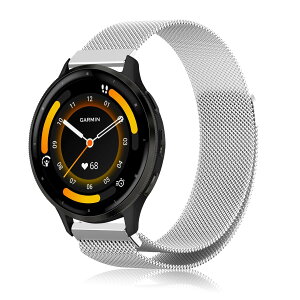 [AiMaoo] �o���h GARMIN(�K�[�~��) Venu 3 �Ή� �����o���h �X�e�����X�| ���C�t�� �X�|�[�c�o���h �}�O�l�b�g�� ������� ���߉\ �����x���g �X�g���b�v GARMIN(�K�[�~��) Venu 3 �p (�V���o�[)