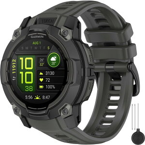 �Ή� Garmin Instinct 3 �V���R���o���h �^�� �\�t�g �h�� �`���[�W�t���[ �y�� �K�[�~���C���X�e�B���N�g 3 �݊��� �X�|�[�c �j�����p �����ȒP �A�E�g�h�A �K�[�~�� Instinct 3 50mm �x���g �O���[