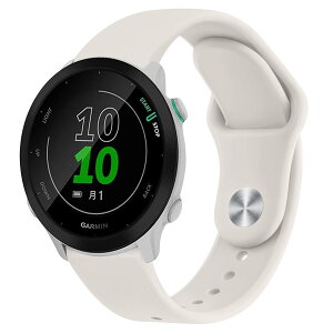 �R���p�`�u�� Garmin ForeAthlete 55 / ForeAthlete 245/245M / ForeAthlete 645/645M�p�o���h �x���g,20mm �_�炩�� �V���R���o���h ���߉\ (�X�^�[���C�g)