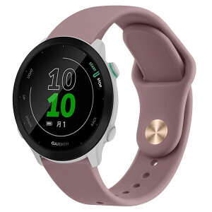�R���p�`�u�� Garmin ForeAthlete 55 / ForeAthlete 245/245M / ForeAthlete 645/645M�p�o���h �x���g,20mm �_�炩�� �V���R���o���h ���߉\ (�X���[�N�o�C�I���b�g)