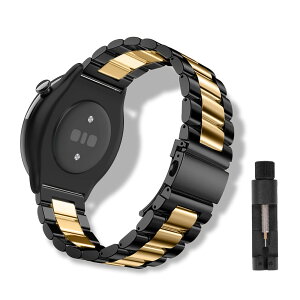 [ReHowy] �o���h Amazfit T-Rex 3 Pro 44mm/Active 2 Square/Active 2 �Ή� �����o���h 20mm �r�W�l�X�� �X�e�����X�� �A�}�Y�t�B�b�g �A�N�e�B�u2 �����x���g �T�C�Y���߉\ �����H��t�� �R���p�`�u�� Garmin F