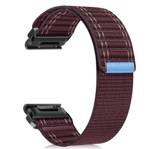 [ZoRoll] QuickFit 22 mm �o���h Garmin Fenix 8 47 mm/Fenix 7 Pro/7/6 Pro/6/5 Plus/5 �Ή� �i�C�����r���v�o���h �|�[�c�X�g���b�v �x���N���f�U�C�� �����o���h �j�����p �ւ��x���g Garmin Instinct E 45 mm/Fenix E 47 m