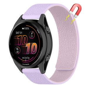 [AiiBowy] Garmin Forerunner 570 47mm/Forerunner 265/255/255 Music �Ή� �o���h �V���R���� ���͂Ȏ��C ���ʋz���\ �e�͐� 22mm �����o���h ���������\ �_�炩�� �h�� �h�� �y�� �R���p�`�u�� Garmin Venu 3 45mm