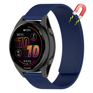 [AiiBowy] Garmin Forerunner 570 47mm/Forerunner 265/255/255 Music �Ή� �o���h �V���R���� ���͂Ȏ��C ���ʋz���\ �e�͐� 22mm �����o���h ���������\ �_�炩�� �h�� �h�� �y�� �R���p�`�u�� Garmin Venu 3 45mm