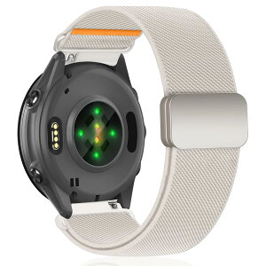 [SinRenn] 20mm �L�k���i�C�����o���h Garmin Vivoactive 6/5/Forerunner 165/165 Music/245/645 Music/570 42mm �Ή� �����x���g �_�� �ʋC �j�����p ���C�o�b�N�� �}�O�l�b�g �e�� ���v�o���h �X�g���b�v Garmin Venu Sq