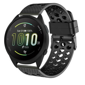 [Lamshaw] for Garmin Forerunner 165 �o���h, �V���R���� �����o���h �h�� �X�|�[�c�x���g �ʋC �y�� �_�炩 ���v�ւ��x���g �K�[�~�� Forerunner 165 �X�}�[�g�E�H�b�`�ɑΉ� (�u���b�N)