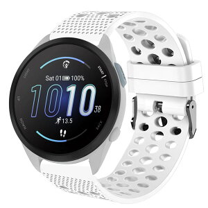 [Lamshaw] for Garmin Forerunner 165 �o���h, �V���R���� �����o���h �h�� �X�|�[�c�x���g �ʋC �y�� �_�炩 ���v�ւ��x���g �K�[�~�� Forerunner 165 �X�}�[�g�E�H�b�`�ɑΉ� (�z���C�g)