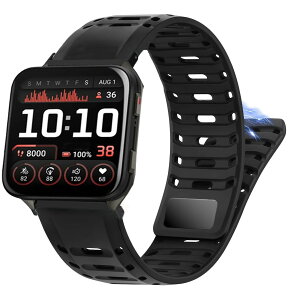 [Lamshaw] for Garmin Venu X1 �}�O�l�b�g�o���h, �V���R�� ���� �����o���h 24mm �������ߒ��ȒP ���C�x���g�_�炩 �y�� �������X�g���b�v �������X�g���b�v �N���b�v�� �Ή� Garmin Venu X1�E�H�b�`
