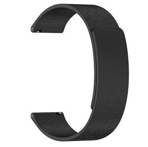 for GARMIN(�K�[�~��) Venu 3/Forerunner 265/255 �o���h �x���g �����o���h �V���R�� �}�O�l�b�g���ߎ� Venu 2/Foreathlete 745/vivoactive 4�Ȃǂ��Ή� �ȒP���� ���͎��� 22mm �ւ��x���g �A�N�Z�T���[ (�u���b�N