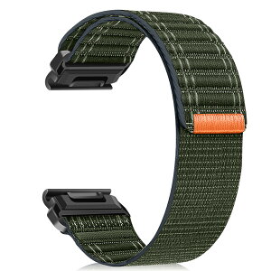 [ZoRoll] QuickFit 26 mm �o���h Garmin Enduro 3 / Fenix 8 51mm/7X/6X GPS/6X PRO/5X/5X Plus/5X GPS �Ή� �i�C�����r���v�o���h �|�[�c�X�g���b�v �x���N���f�U�C�� �����o���h �j�����p �ւ��x���g Garmin Instinct 3 Sola