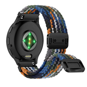 [RosMank] 22mm �҂ݍ��݃E�H�b�`�o���h Garmin Venu 4 45mm/Venu 3 45mm/Venu 2/Vivoactive 4/Active�Ή��A�i�C�����҂ݍ��݌����p�X�g���b�v Garmin Forerunner 570 47mm/Forerunner 265/Forerunner 255�p (�J���t��)