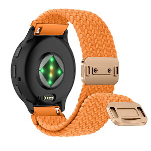[RosMank] 22mm �҂ݍ��݃E�H�b�`�o���h Garmin Venu 4 45mm/Venu 3 45mm/Venu 2/Vivoactive 4/Active�Ή��A�i�C�����҂ݍ��݌����p�X�g���b�v Garmin Forerunner 570 47mm/Forerunner 265/Forerunner 255�p (�I�����W)