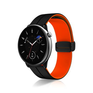 [ReHowy] Amazfit T-Rex 3 Pro 44mm/Active 2 Square/Active 2 �Ή� �o���h �V���R���� �e�͐� �K�[�~�� �t�H�A�����i�[ 570 42mm �����o���h ���C �o�b�N���t�� 20mm �����x���g �R���p�`�u�� Garmin Forerunner 570 42mm/
