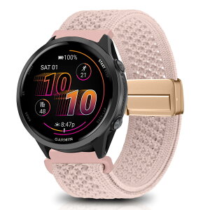 [KeeFos] 22mm �o���h Garmin(�K�[�~��) Venu 4 45mm/Venu 3 45mm/2/Forerunner 570 47mm/265/255/Vivoactive 4/Active�Ή� �����o���h �i�C�����f�� ���C�o�b�N�� �}�O�l�b�g���o�b�N�� �ւ��x���g �҂ݕ� �ґg���X�g ��