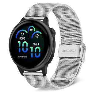 [HeeNia] Garmin Vivoactive 6 �Ή� �o���h �����x���g �X�e�����X�� �ւ��x���g �������߉\ �_�炵�� �j�����pGarmin Vivoactive 6 �Ή� �����o���h(�V���o�[)