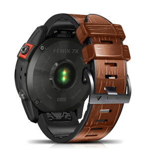 [HeeNia] ���U�[�o���h QuickFit 26mm Garmin Fenix 8 Pro 51mm/Quatix 8 51mm/Tactix 8 51 mm/Fenix 7X Pro Solar/Instinct 2X/Garmin Fenix 7X/GPS/6X Pro/6X Sapphire GPS �Ή� �o���h �v �X�g���b�v �X�|�[�c�o���h ���v�x���g �K�[�~