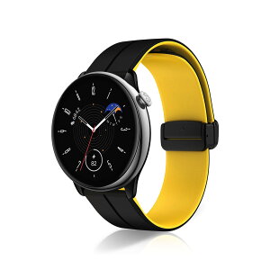 [ReHowy] Amazfit T-Rex 3 Pro 44mm/Active 2 Square/Active 2 �Ή� �o���h �V���R���� �e�͐� �K�[�~�� �t�H�A�����i�[ 570 42mm �����o���h ���C �o�b�N���t�� 20mm �����x���g �R���p�`�u�� Garmin Forerunner 570 42mm/