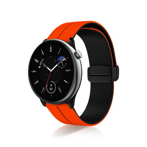 [ReHowy] Amazfit T-Rex 3 Pro 44mm/Active 2 Square/Active 2 �Ή� �o���h �V���R���� �e�͐� �K�[�~�� �t�H�A�����i�[ 570 42mm �����o���h ���C �o�b�N���t�� 20mm �����x���g �R���p�`�u�� Garmin Forerunner 570 42mm/