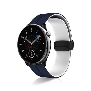 [ReHowy] Amazfit T-Rex 3 Pro 44mm/Active 2 Square/Active 2 �Ή� �o���h �V���R���� �e�͐� �K�[�~�� �t�H�A�����i�[ 570 42mm �����o���h ���C �o�b�N���t�� 20mm �����x���g �R���p�`�u�� Garmin Forerunner 570 42mm/