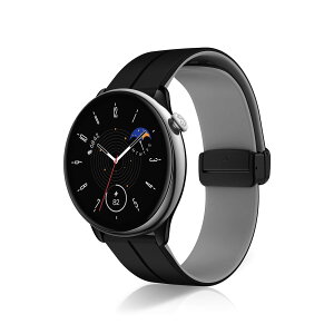 [ReHowy] Amazfit T-Rex 3 Pro 44mm/Active 2 Square/Active 2 �Ή� �o���h �V���R���� �e�͐� �K�[�~�� �t�H�A�����i�[ 570 42mm �����o���h ���C �o�b�N���t�� 20mm �����x���g �R���p�`�u�� Garmin Forerunner 570 42mm/