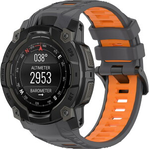 �Ή� Garmin Instinct 3 Solar 45mm �o���h 22mm �X�|�[�c���� �_�炩�� �V���R�� �y�� �����Y���E�B�����Y �����p�x���g �ȒP���t�� �ϐ������ʋC�� �h���h�� �C���X�g�[���c�[���t�� �K�[�~�� inst