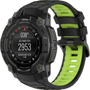 �Ή� Garmin instinct 3 (Solar/AMOLED) 45mm �o���h �X�|�[�c���� 22mm �_�炩�� �V���R�� �y�� �j������ �����p�x���g �ȒP���t�� �ϐ������ʋC�� �h���h�� ���t���c�[���t�� Garmin instinct 3 Solar/AMOLE