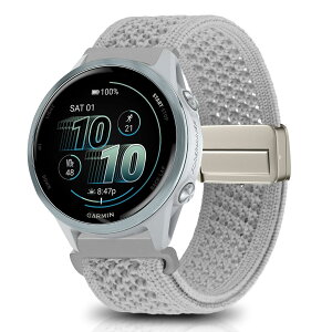 [KeeFos] 20mm �o���h Garmin(�K�[�~��) Forerunner 570 42mm/165/245/645/Approach S50/S44/Vivoactive 6/Vivoactive 5/Venu Sq 2/Venu 2 Plus �Ή� �����o���h �i�C�����f�� ���C�o�b�N�� �}�O�l�b�g���o�b�N�� �ւ��x���g ��